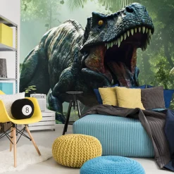 Fototapeta Młodzieżowa Niebezpieczny Dinozaur 3D 90x60cm