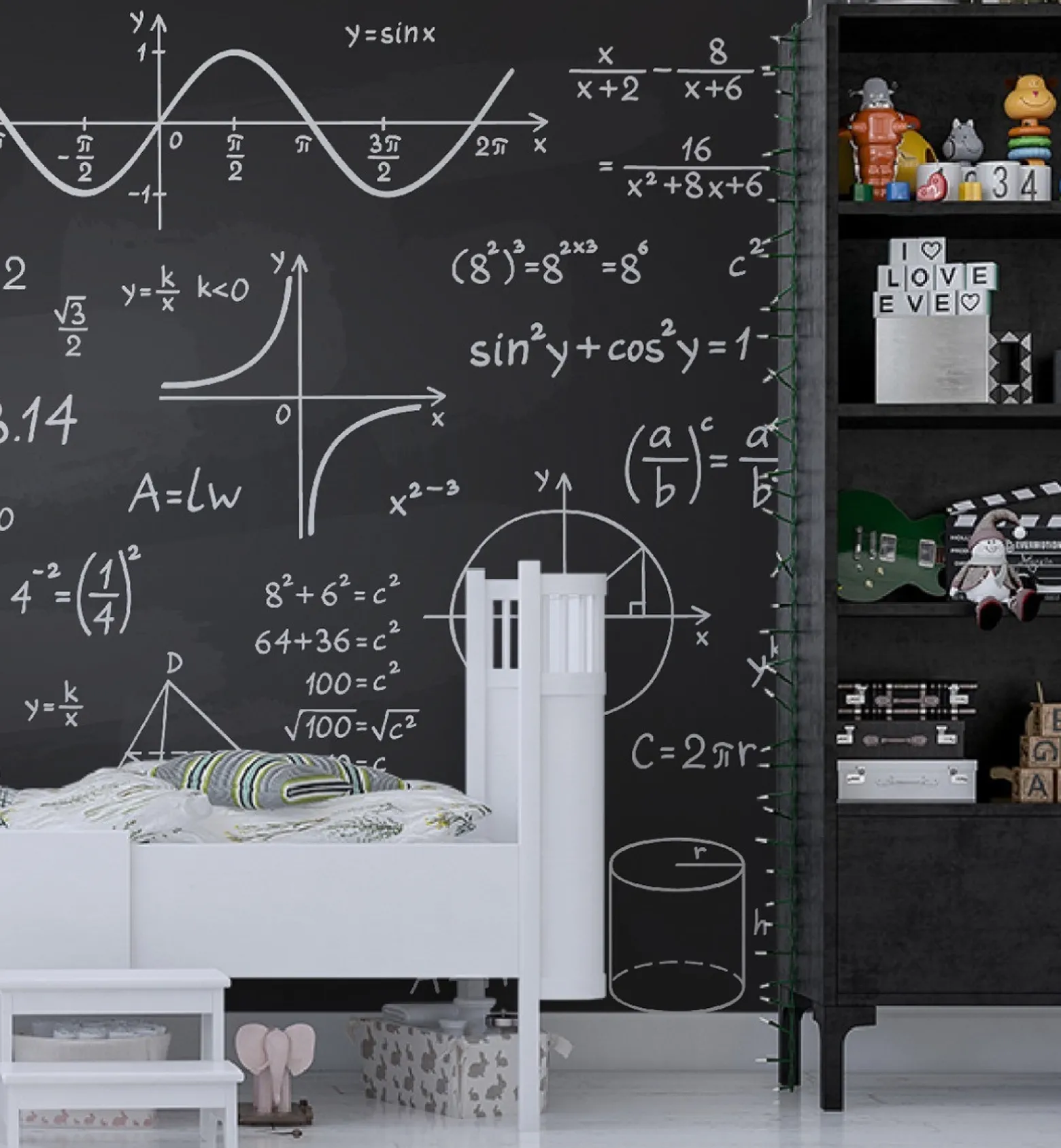Fototapeta Młodzieżowa Wzory Matematyczne 90x60cm