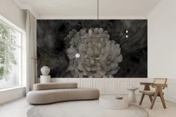 Fototapeta Monochromatyczna Kwiatowa Abstrakcja 400x280cm