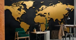 Fototapeta Nowoczesna Mapa Świata 300x210cm