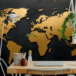 Fototapeta Nowoczesna Mapa Świata 300x210cm