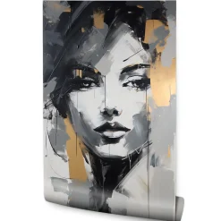 Fototapeta Zmysłowy Abstrakcyjny Portret Kobiety 100x150cm