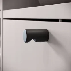 Garderoba 90 cm szafa do przedpokoju z lustrem półkami i drążkiem kaszmir