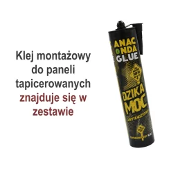 Garderoba do przedpokoju Nela II z lustrem - kolor biały