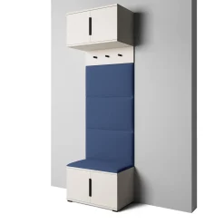 Garderoba z czarnymi uchwytami Napoli wersja 5 Trinity 30 Cashmere