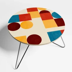 GEOMETRIC PUZZLE Stolik kawowy mały