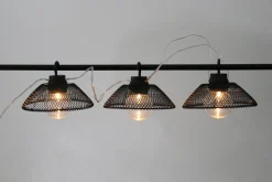 Girlanda ze światełkami na baterie 10 LED 2,1m ciepłe czarna