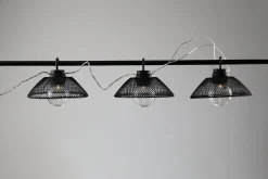 Girlanda ze światełkami na baterie 10 LED 2,1m ciepłe czarna