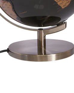 Globus dekoracyjny z LED czarny
