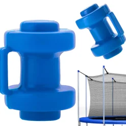 Grzybki do trampoliny 6 szt. na słupki do mocowania niebieskie