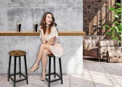 Hoker Flint loft industrial postarzany dąb