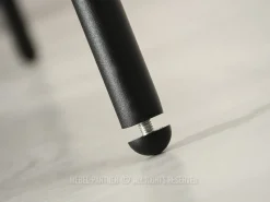 Hoker INEZ kremowy welur z czarną podstawą