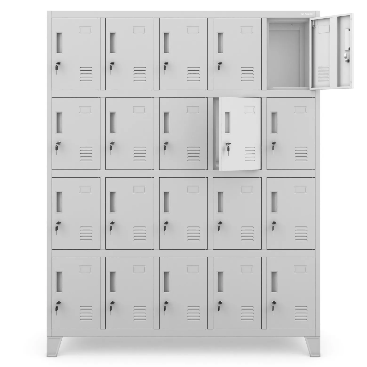 Jan Nowak Szafa Skrytkowa Socjalna Szkolna Przedszkolna 172x136x45 cm