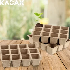 KADAX Doniczki Torfowe Na Rozsady Sadzonki 6x12szt.