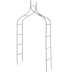 KADAX Pergola Ogrodowa Metalowa 255cm Łuk Kwiaty Na Podpora