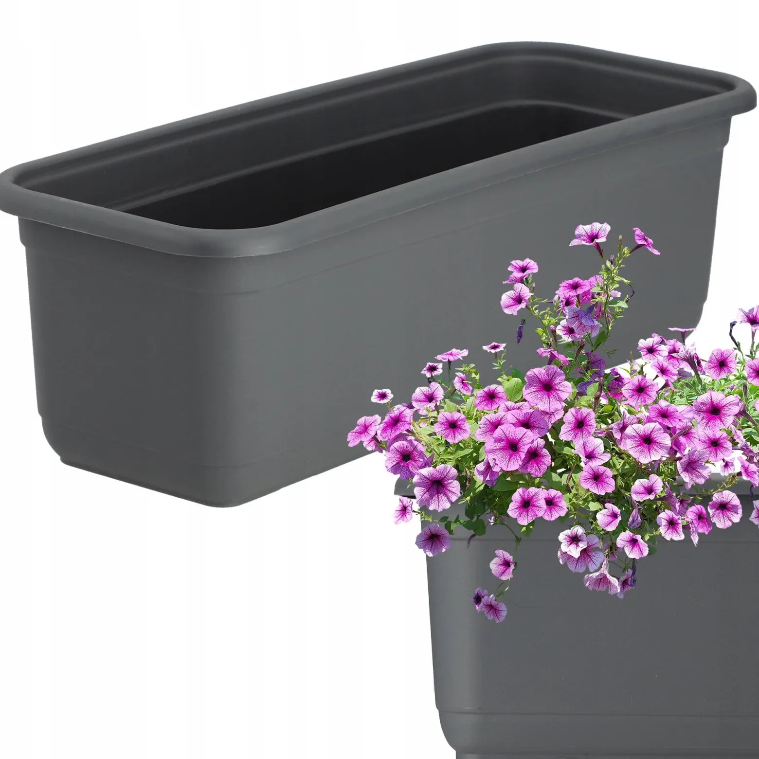 Kadax Skrzynka Balkonowa 40cm Doniczka Na Kwiaty