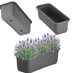 Kadax Skrzynka Balkonowa 40cm Doniczka Na Kwiaty