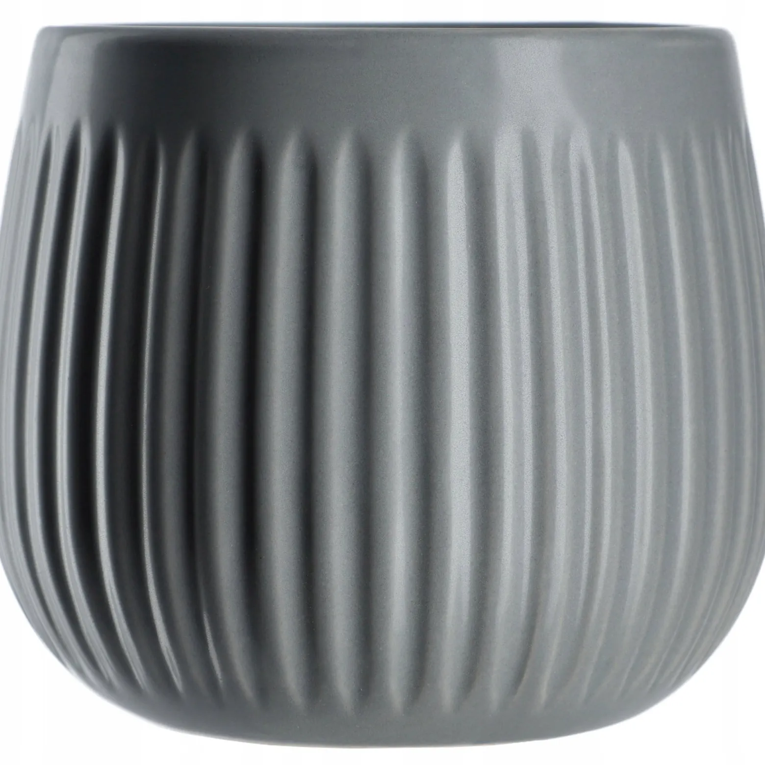 Kadax Doniczka Ceramiczna 14cm Osłonka Szara