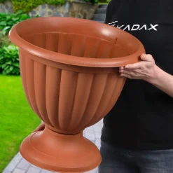 Kadax Doniczka Donica Ogrodowa Gazon 34cm Terakota