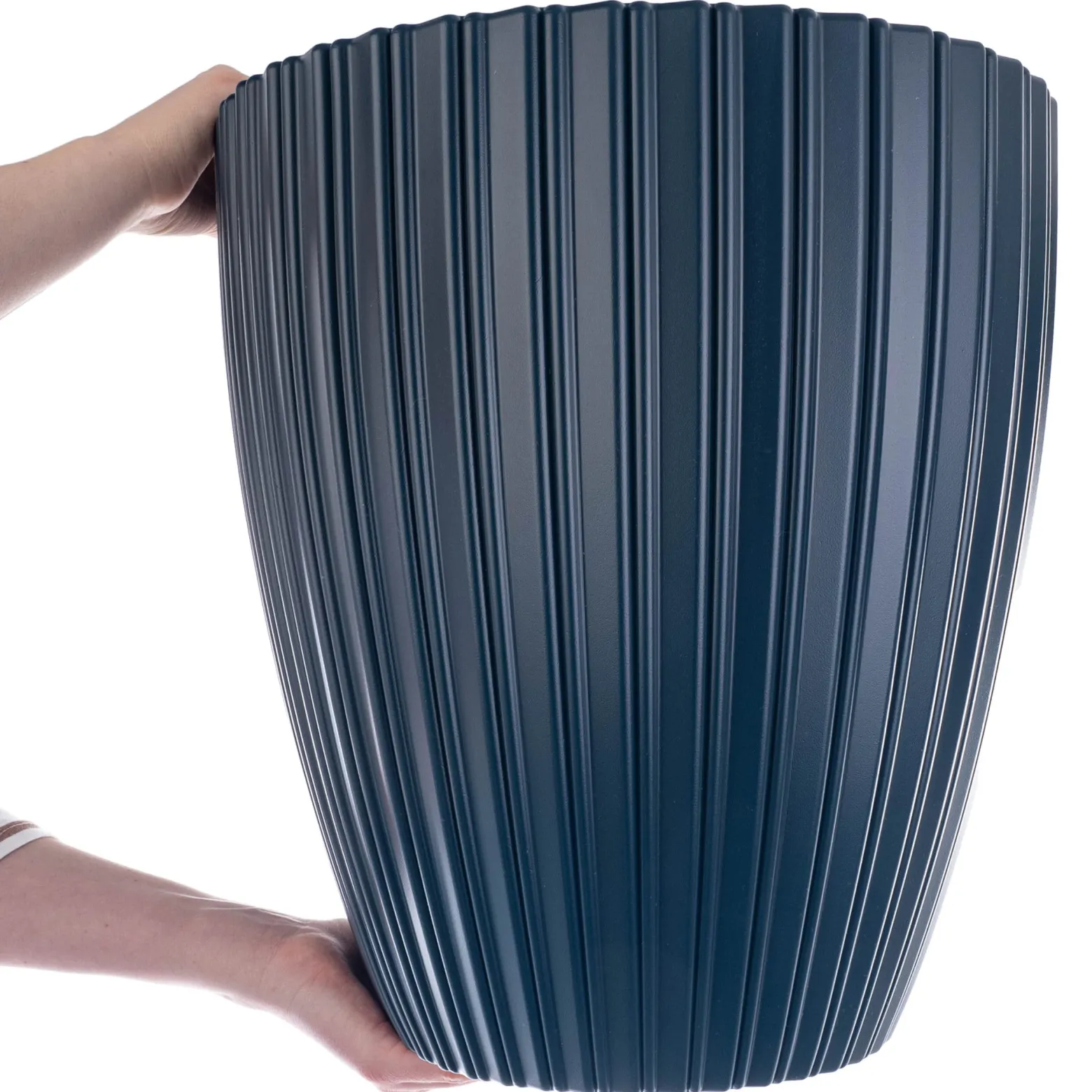 KADAX Doniczka Na Kwiaty 30cm Wkład Kwietnik Niebieska