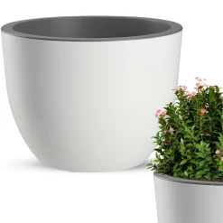KADAX Doniczka Ogrodowa 30cm Biała Mat