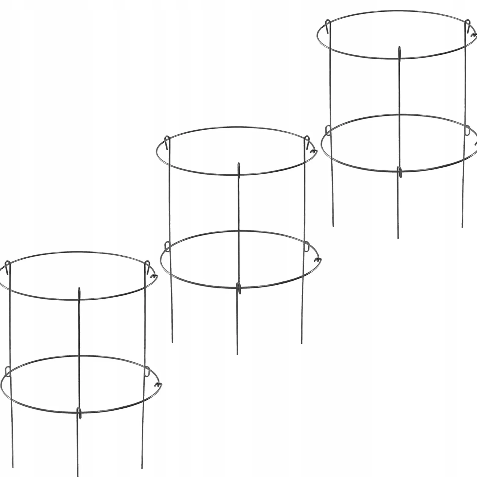 Kadax Podpora Ogrodowa 60cm Do Roślin Obejma 3szt