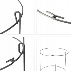 Kadax Podpora Ogrodowa 60cm Do Roślin Obejma 3szt