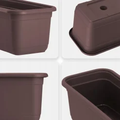KADAX Skrzynka Balkonowa 60cm Doniczka Na Kwiaty