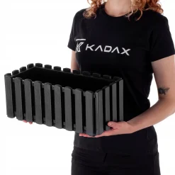 Kadax Skrzynka Balkonowa 38cm Donica Antracyt