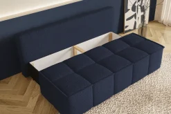 Kanapa LORA rozkładana bez boczków granatowa