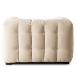 Kanapa Sofa Glamour Jednoosobowa Do Salonu Wygodna Kremowa MODERNO 1S