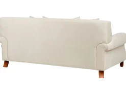 Kanapa złamana biel glamour retro