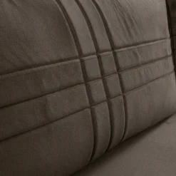 Kanapa z funkcją spania sofa z bokami sofa rozkładana Oslo - braz