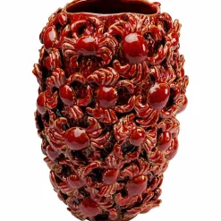 KARE wazon dekoracyjny CRABS 39 cm czerwony