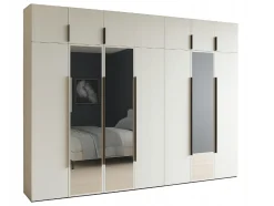 Kaszmir Duża Wysoka Szafa Garderoba 350 cm z Nadstawkami OLIS 5 Kolorów dk