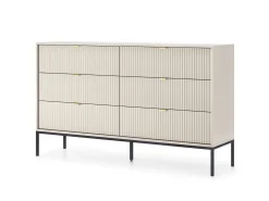 Kaszmir Komoda z szufladami na metalowych nóżkach 154cm Nilo ps