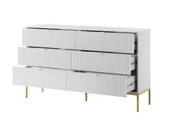 Kaszmir Komoda z szufladami na metalowych nóżkach 154cm Nilo ps