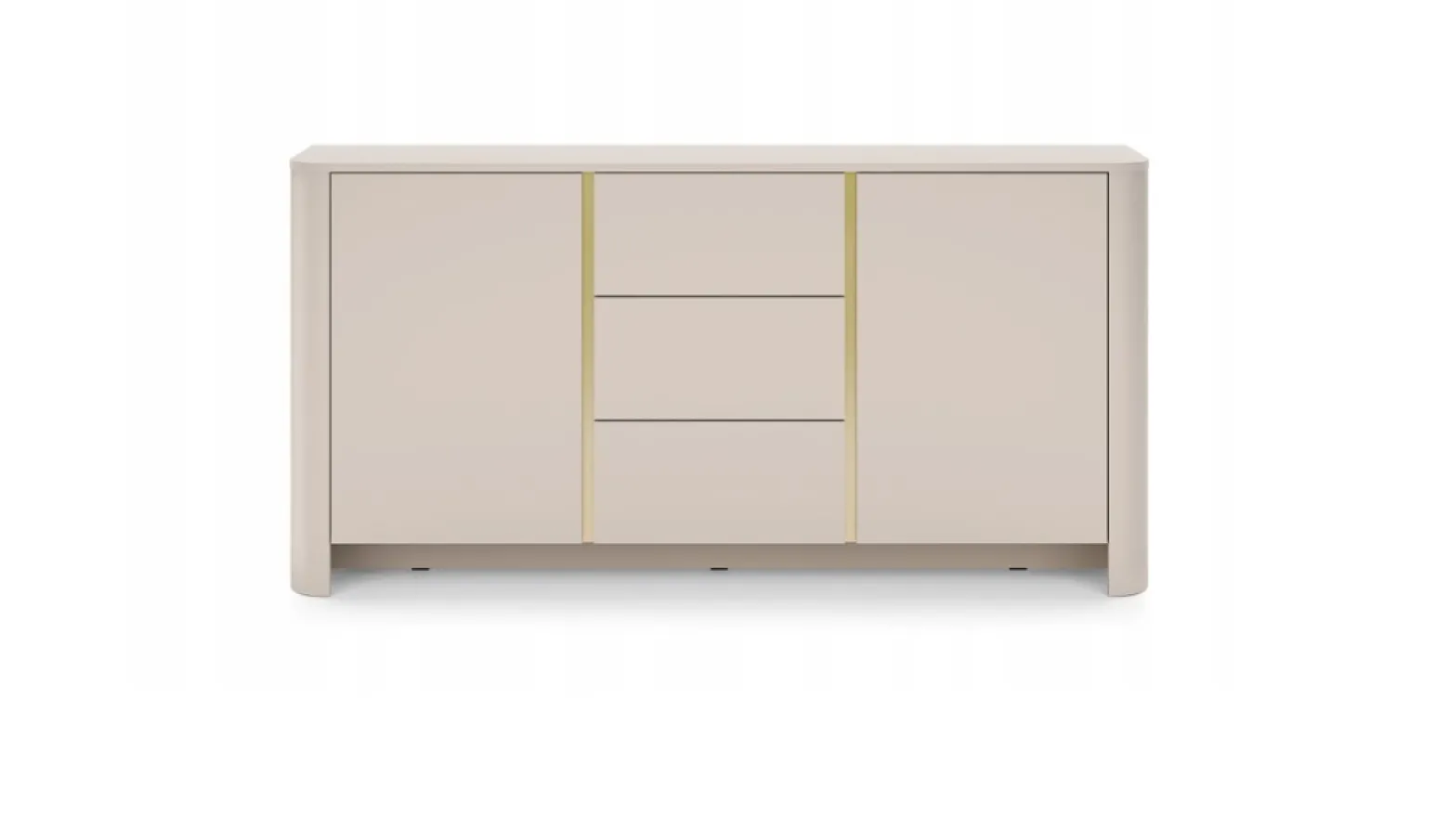 Kaszmir Komoda 2d3sz KSZ 168cm Zaokrąglone boki Bris PS