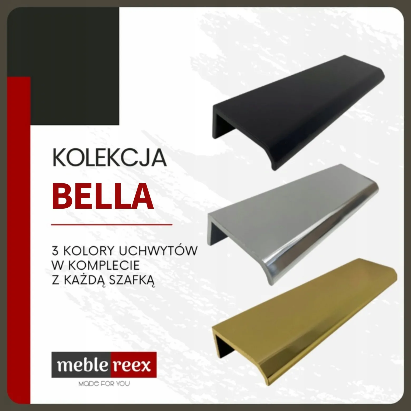 KASZMIROWA szafka z regałem i blatem ARTISAN 80 cm BELLA