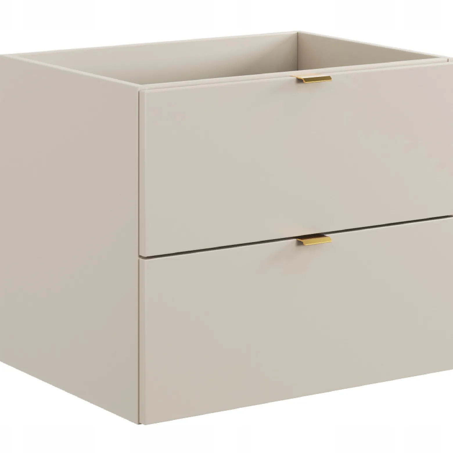 Kaszmirowe meble łazienkowe szafka DALIA CASHMERE z blatem 120 i słupkami