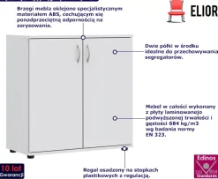 Klasyczna komoda biurowa - Zeska