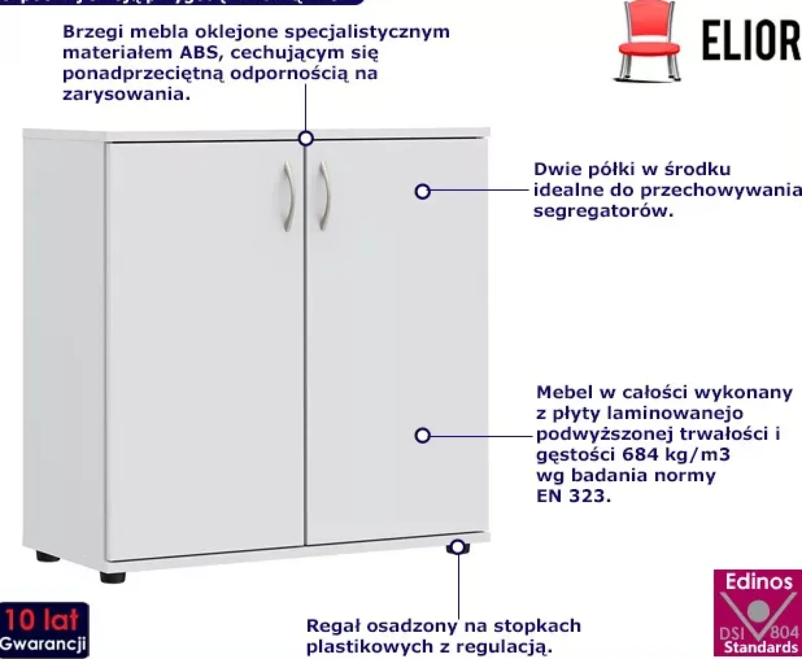 Klasyczna komoda biurowa - Zeska