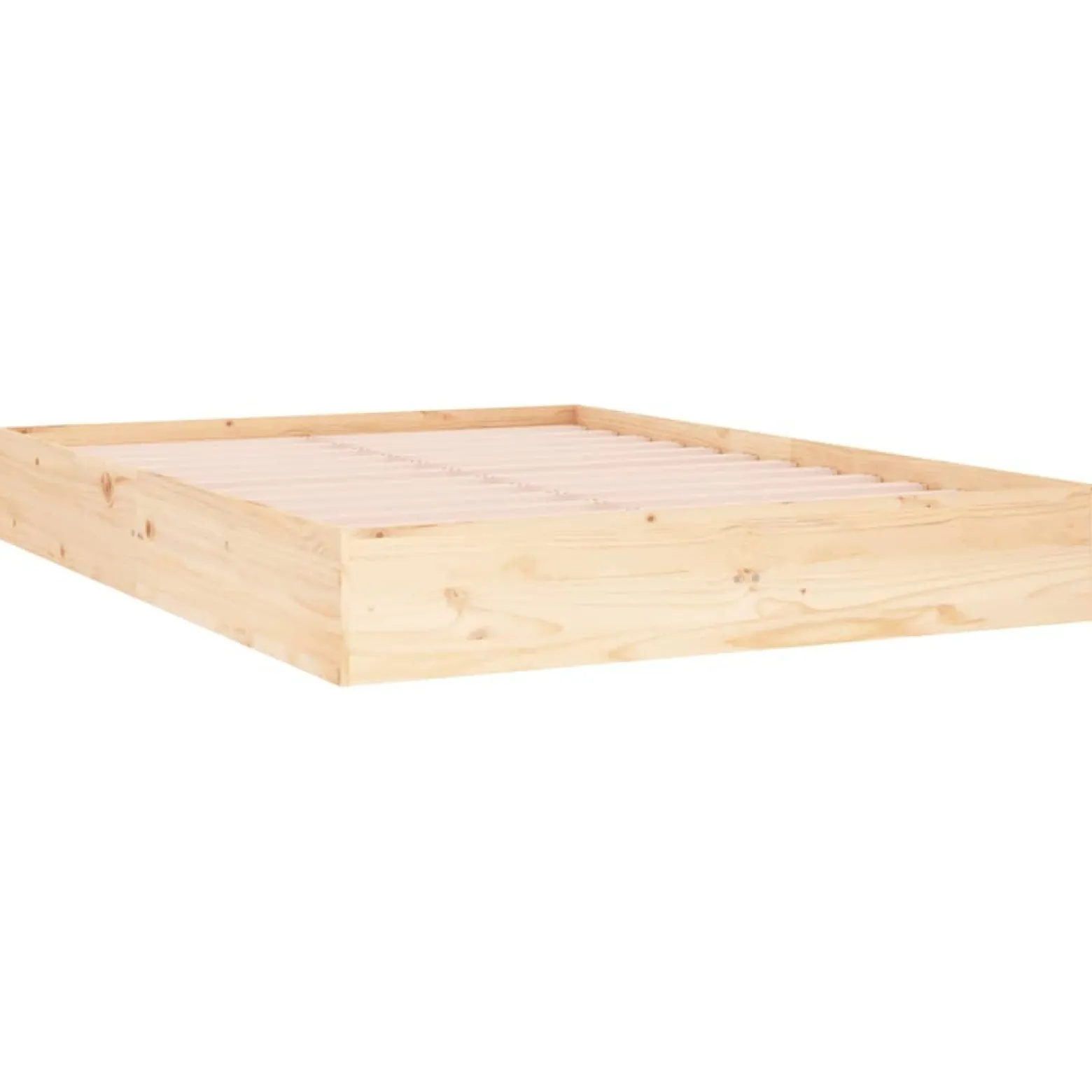 Łóżko Drewniane Rama Łóżka Sofa Brązowe Do Sypialni Pokoju 120x190 cm