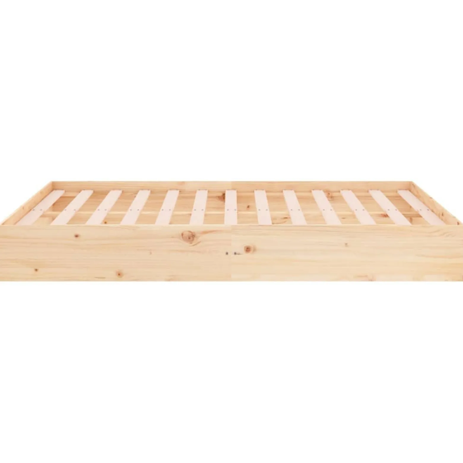 Łóżko Drewniane Rama Łóżka Sofa Brązowe Do Sypialni Pokoju 120x190 cm