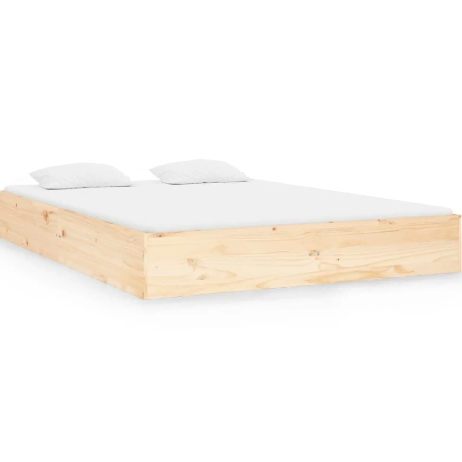 Łóżko Drewniane Rama Łóżka Sofa Brązowe Do Sypialni Pokoju 120x190 cm