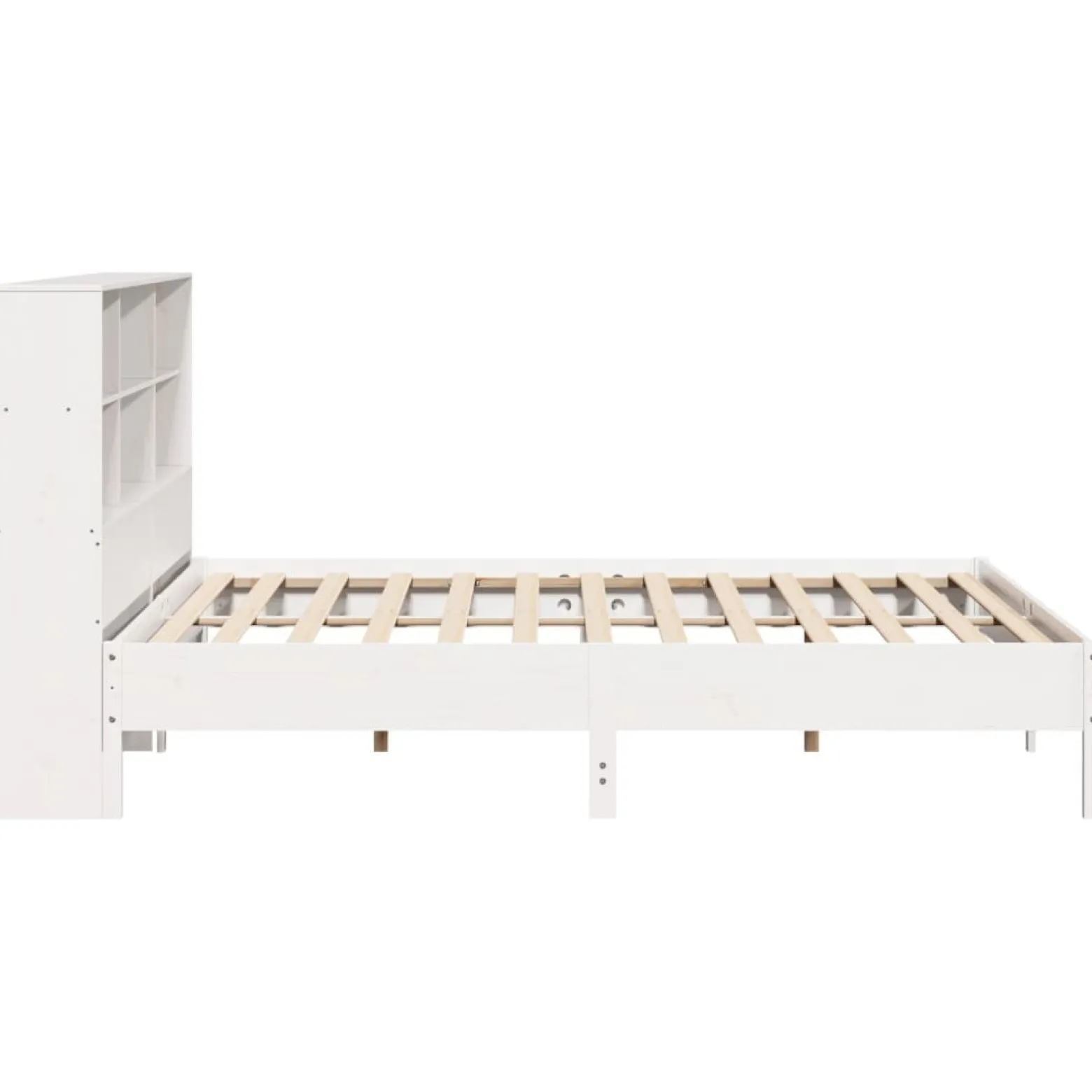 Łóżko Drewniane Rama Łóżka Sofa Biała Do Sypialni Pokoju 180x200 cm