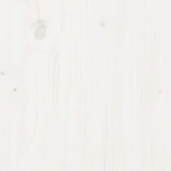Łóżko Drewniane z Szufladami Rama Łóżka Ze Stelażem Biała 90x200 cm