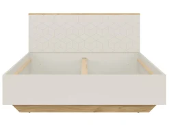 Łóżko Glamour kaszmir z materacem Merida 160x200