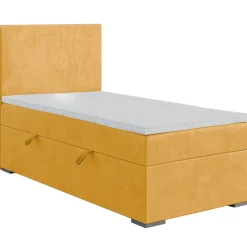 Łóżko kontynentalne LENI 90x200 lewy magic velvet 2215