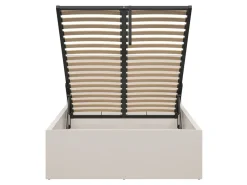 Łóżko Tetrix 120x200 ze stelażem i pojemnikiem kaszmir
